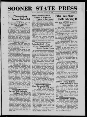 Sooner State Press (Norman, Okla.), Vol. 30, No. 17, Ed. 1 Saturday, January 22, 1938