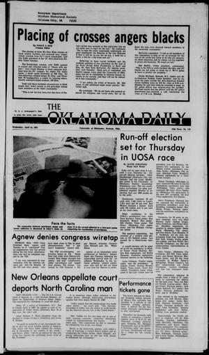 The Oklahoma Daily (Norman, Okla.), Vol. 57, No. 135, Ed. 1 Wednesday, April 14, 1971