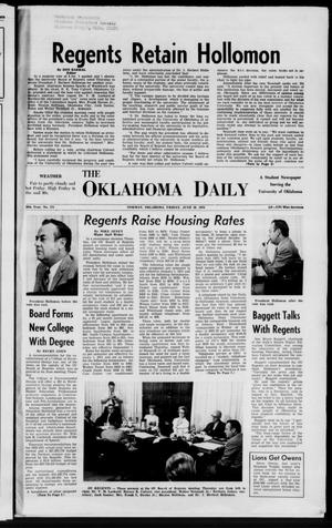 The Oklahoma Daily (Norman, Okla.), Vol. 56, No. 174, Ed. 1 Friday, June 26, 1970