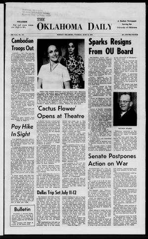 The Oklahoma Daily (Norman, Okla.), Vol. 56, No. 175, Ed. 1 Tuesday, June 30, 1970