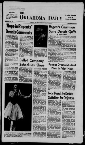 The Oklahoma Daily (Norman, Okla.), Vol. 1, No. 180, Ed. 1 Wednesday, July 8, 1970
