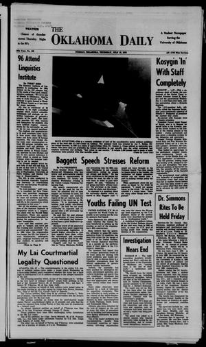 The Oklahoma Daily (Norman, Okla.), Vol. 1, No. 186, Ed. 1 Thursday, July 16, 1970