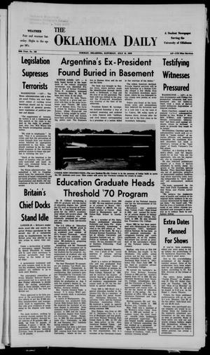 The Oklahoma Daily (Norman, Okla.), Vol. 1, No. 188, Ed. 1 Saturday, July 18, 1970