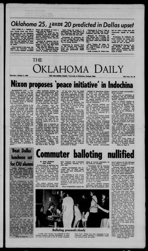 The Oklahoma Daily (Norman, Okla.), Vol. 1, No. 32, Ed. 1 Thursday, October 8, 1970