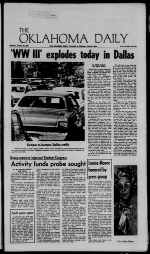 The Oklahoma Daily (Norman, Okla.), Vol. 1, No. 35, Ed. 1 Saturday, October 10, 1970