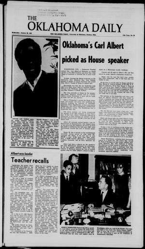 The Oklahoma Daily (Norman, Okla.), Vol. 57, No. 81, Ed. 1 Wednesday, January 20, 1971