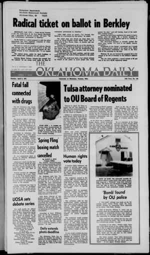 The Oklahoma Daily (Norman, Okla.), Vol. 57, No. 129, Ed. 1 Tuesday, April 6, 1971