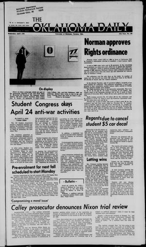 The Oklahoma Daily (Norman, Okla.), Vol. 57, No. 130, Ed. 1 Wednesday, April 7, 1971