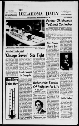 The Oklahoma Daily (Norman, Okla.), Vol. 56, No. 97, Ed. 1 Wednesday, February 18, 1970