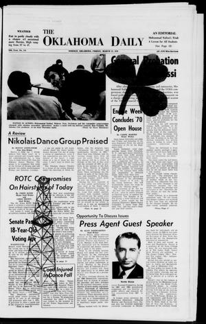 The Oklahoma Daily (Norman, Okla.), Vol. 56, No. 114, Ed. 1 Friday, March 13, 1970