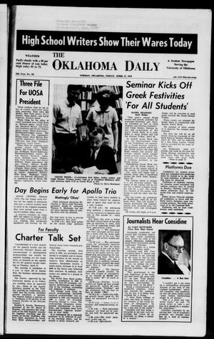 The Oklahoma Daily (Norman, Okla.), Vol. 56, No. 133, Ed. 1 Friday, April 17, 1970