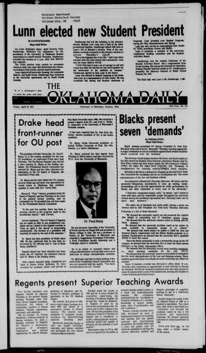 The Oklahoma Daily (Norman, Okla.), Vol. 57, No. 137, Ed. 1 Friday, April 16, 1971
