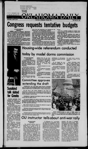 The Oklahoma Daily (Norman, Okla.), Vol. 57, No. 145, Ed. 1 Wednesday, April 28, 1971