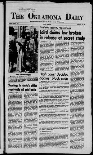 The Oklahoma Daily (Norman, Okla.), Vol. 57, No. 162, Ed. 1 Tuesday, June 15, 1971