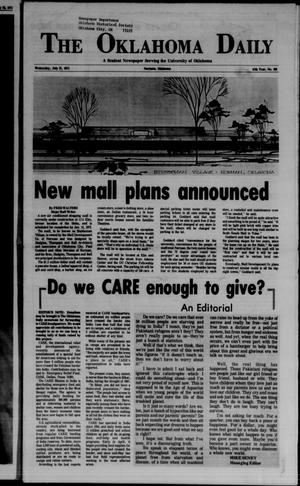 The Oklahoma Daily (Norman, Okla.), Vol. 57, No. 188, Ed. 1 Wednesday, July 21, 1971