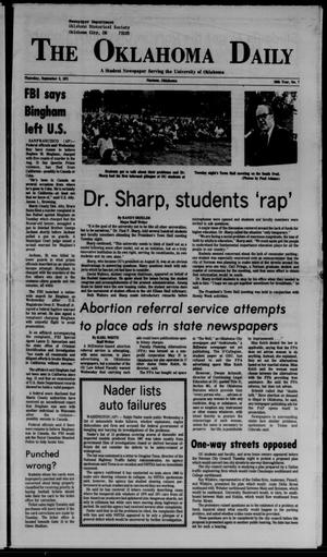 The Oklahoma Daily (Norman, Okla.), Vol. 57, No. 7, Ed. 1 Thursday, September 2, 1971