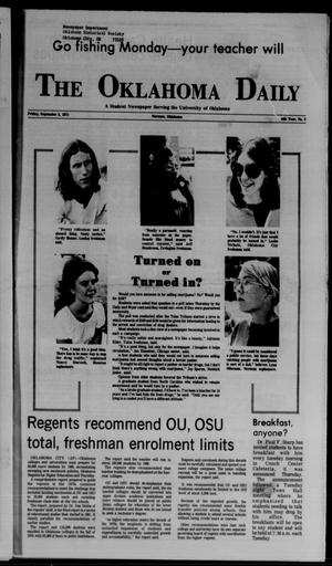The Oklahoma Daily (Norman, Okla.), Vol. 57, No. 8, Ed. 1 Friday, September 3, 1971