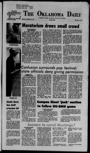 The Oklahoma Daily (Norman, Okla.), Vol. 57, No. 19, Ed. 1 Saturday, September 18, 1971
