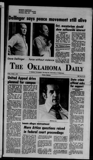 The Oklahoma Daily (Norman, Okla.), Vol. 57, No. 28, Ed. 1 Friday, October 1, 1971