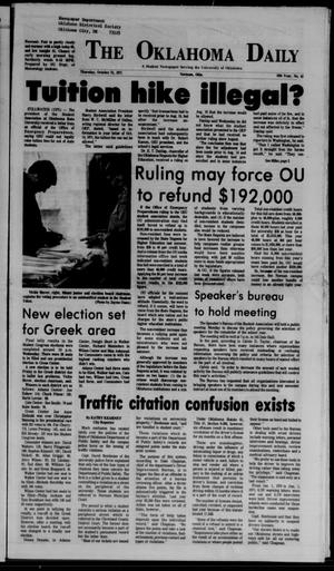 The Oklahoma Daily (Norman, Okla.), Vol. 57, No. 42, Ed. 1 Thursday, October 21, 1971