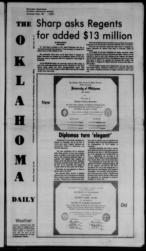 The Oklahoma Daily (Norman, Okla.), Vol. 57, No. 47, Ed. 1 Thursday, October 28, 1971