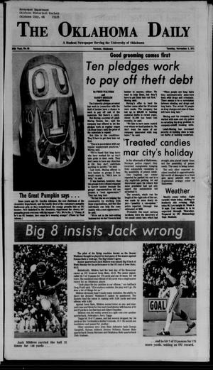 The Oklahoma Daily (Norman, Okla.), Vol. 57, No. 50, Ed. 1 Tuesday, November 2, 1971