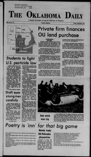 The Oklahoma Daily (Norman, Okla.), Vol. 57, No. 53, Ed. 1 Friday, November 5, 1971