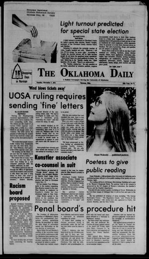 The Oklahoma Daily (Norman, Okla.), Vol. 57, No. 71, Ed. 1 Tuesday, December 7, 1971