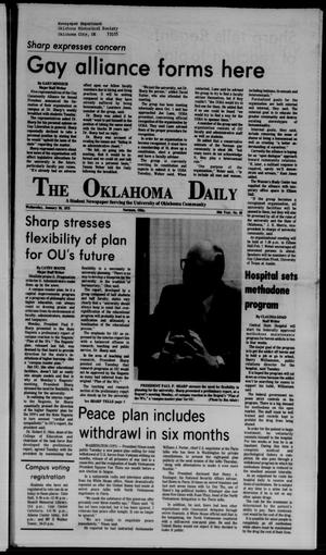The Oklahoma Daily (Norman, Okla.), Vol. 58, No. 89, Ed. 1 Wednesday, January 26, 1972