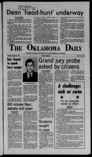The Oklahoma Daily (Norman, Okla.), Vol. 58, No. 110, Ed. 1 Thursday, February 24, 1972