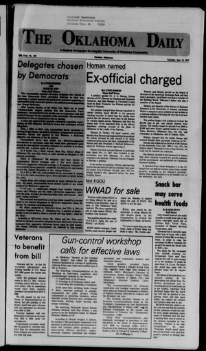 The Oklahoma Daily (Norman, Okla.), Vol. 58, No. 164, Ed. 1 Tuesday, June 13, 1972