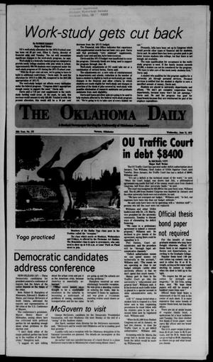 The Oklahoma Daily (Norman, Okla.), Vol. 58, No. 172, Ed. 1 Wednesday, June 21, 1972