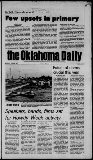 Primary view of object titled 'The Oklahoma Daily (Norman, Okla.), Vol. 59, No. 1, Ed. 1 Wednesday, August 23, 1972'.