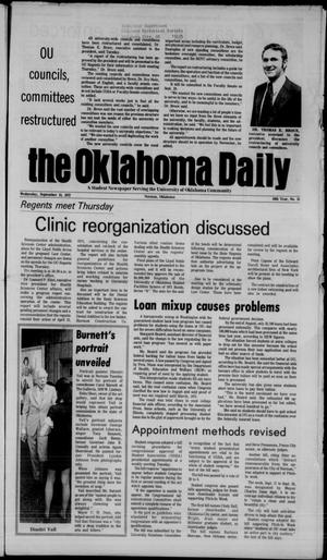 The Oklahoma Daily (Norman, Okla.), Vol. 59, No. 15, Ed. 1 Wednesday, September 13, 1972