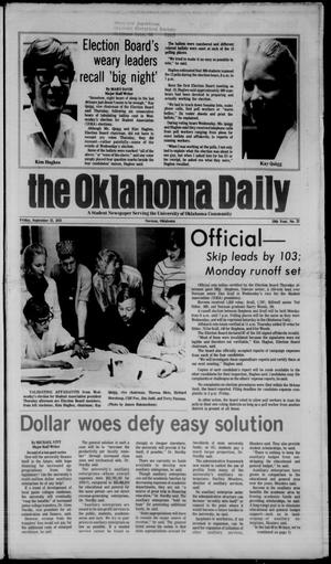 The Oklahoma Daily (Norman, Okla.), Vol. 59, No. 22, Ed. 1 Friday, September 22, 1972