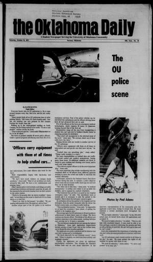 The Oklahoma Daily (Norman, Okla.), Vol. 59, No. 38, Ed. 1 Saturday, October 14, 1972