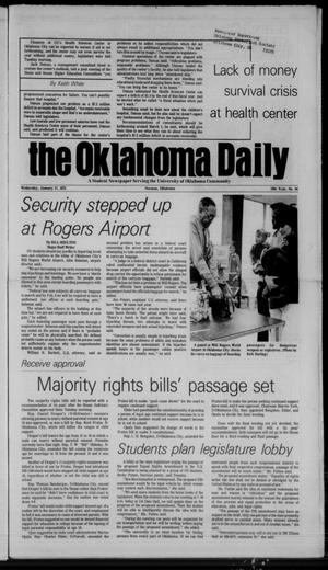 The Oklahoma Daily (Norman, Okla.), Vol. 59, No. 84, Ed. 1 Wednesday, January 17, 1973