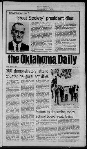 The Oklahoma Daily (Norman, Okla.), Vol. 59, No. 88, Ed. 1 Tuesday, January 23, 1973