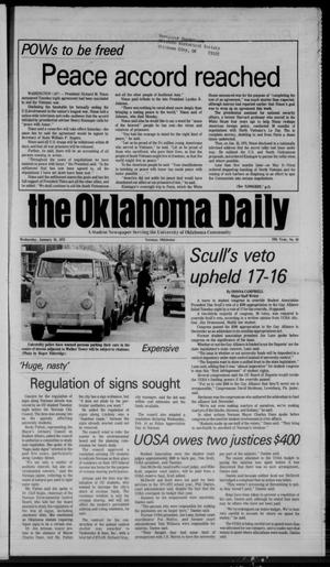 The Oklahoma Daily (Norman, Okla.), Vol. 59, No. 89, Ed. 1 Wednesday, January 24, 1973