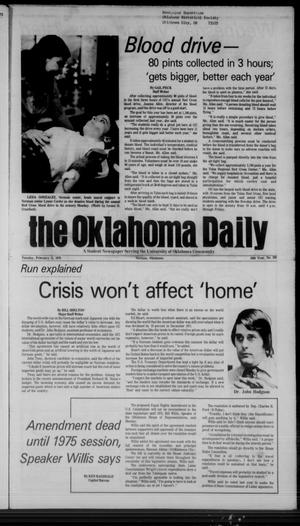 The Oklahoma Daily (Norman, Okla.), Vol. 59, No. 103, Ed. 1 Tuesday, February 13, 1973