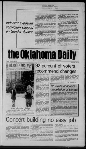 The Oklahoma Daily (Norman, Okla.), Vol. 59, No. 106, Ed. 1 Friday, February 16, 1973
