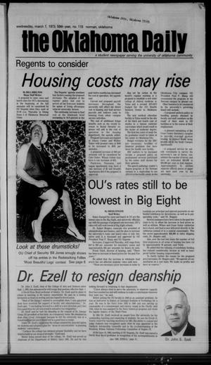 The Oklahoma Daily (Norman, Okla.), Vol. 59, No. 119, Ed. 1 Wednesday, March 7, 1973