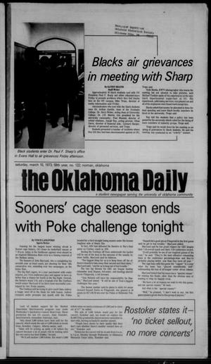The Oklahoma Daily (Norman, Okla.), Vol. 59, No. 122, Ed. 1 Saturday, March 10, 1973