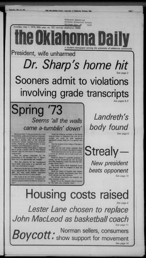 The Oklahoma Daily (Norman, Okla.), Vol. 59, No. 157, Ed. 1 Monday, May 7, 1973