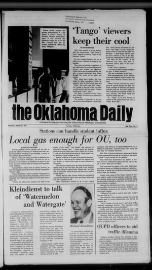 Primary view of object titled 'The Oklahoma Daily (Norman, Okla.), Vol. 60, No. 2, Ed. 1 Saturday, August 25, 1973'.