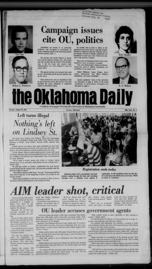 The Oklahoma Daily (Norman, Okla.), Vol. 60, No. 4, Ed. 1 Tuesday, August 28, 1973