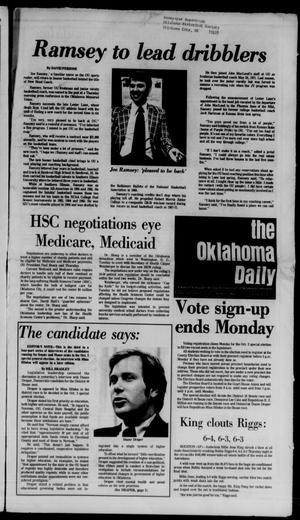 The Oklahoma Daily (Norman, Okla.), Vol. 60, No. 21, Ed. 1 Friday, September 21, 1973