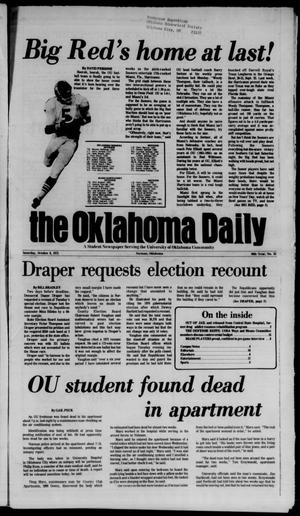 The Oklahoma Daily (Norman, Okla.), Vol. 60, No. 32, Ed. 1 Saturday, October 6, 1973
