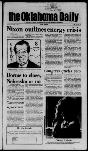 The Oklahoma Daily (Norman, Okla.), Vol. 60, No. 55, Ed. 1 Thursday, November 8, 1973
