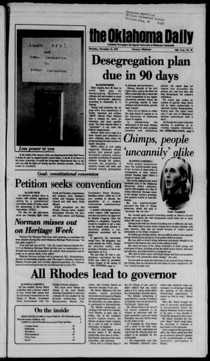 The Oklahoma Daily (Norman, Okla.), Vol. 60, No. 60, Ed. 1 Thursday, November 15, 1973